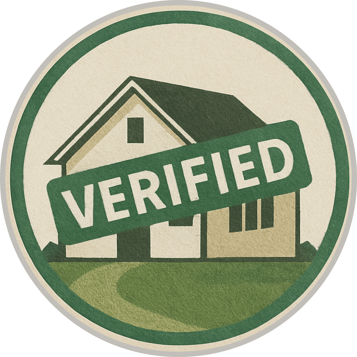 Verified property badge